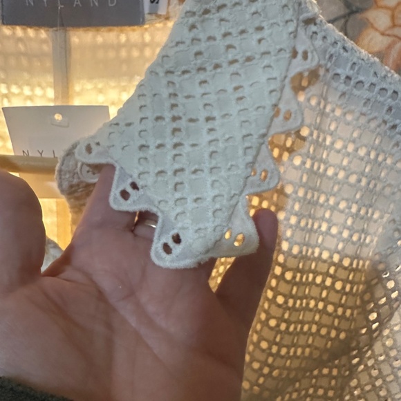 Nyland ‘Ursula’ Lace Button-Down Dress - Natural (S) NWT - Picture 3 of 8